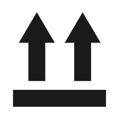 yukarı doğru simge vektör illüstrasyon tasarımı