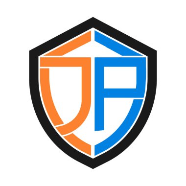 jp harfli logo vektör illüstrasyon tasarımı