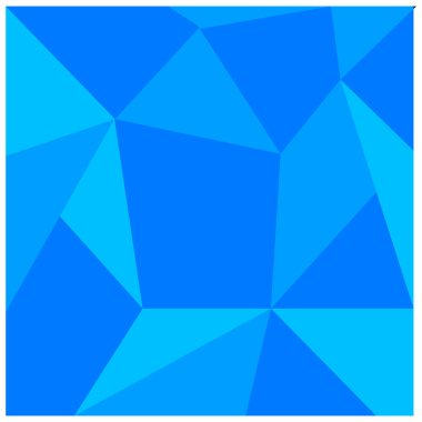 Dark BLUE vector abstract mosaic backdrop. Creative illustration in halftone style with triangles.