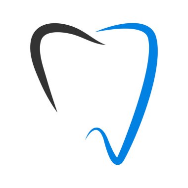 Diş logosu vektör illüstrasyon tasarımı