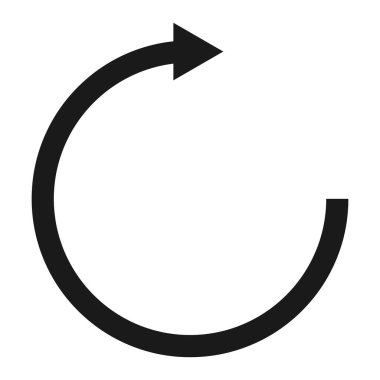 Simge vektör illüstrasyon tasarımını döndür