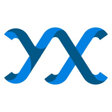 harf yx logo illüstrasyon tasarımı