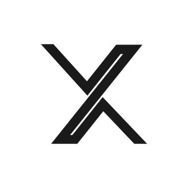harf yx logo illüstrasyon tasarımı