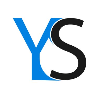 ys letter logo simgesi vektör illüstrasyon tasarımı