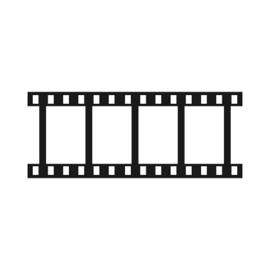 Film strip vektör resimleme arkaplanı.