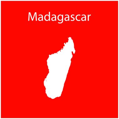 madagaskar haritası resim tasarımı