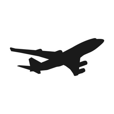 Uçak simge vektör çizim tasarım