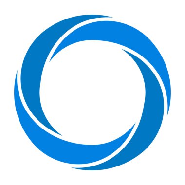 dairesel logo vektör illüstrasyon tasarımı