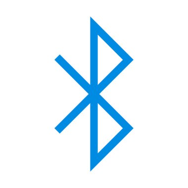 Bluetooth sembolü vektör illüstrasyon tasarımı
