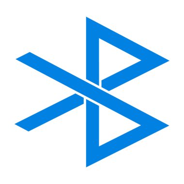 Bluetooth sembolü vektör illüstrasyon tasarımı