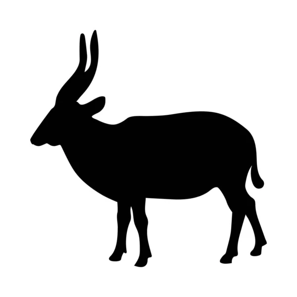 stock vector antelope icon vector illustration design