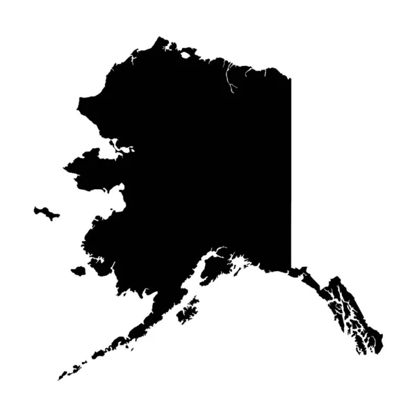 Map Alaska Icon Vector Illustration Design — Stock Vector