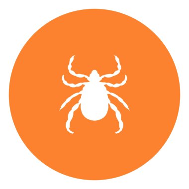 köpek pire simgesi vektör illüstrasyon tasarımı