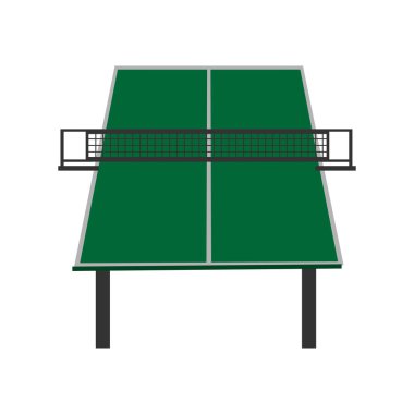tablo tenis kortu ikon vektör illüstrasyon tasarımı