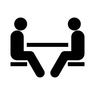 toplantı simgesi vektör illüstrasyon tasarımı