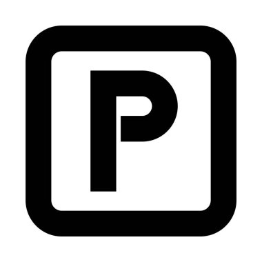 park simgesi vektör illüstrasyon tasarımı