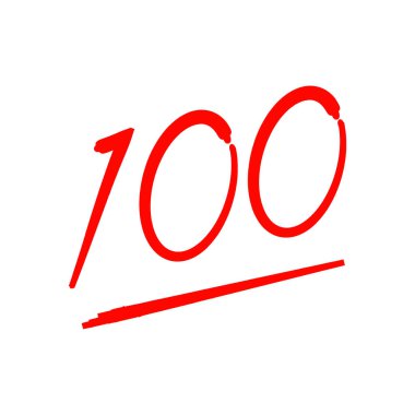 Topraklanmış fırça biçimi illüstrasyon tasarımına sahip yüz değer simgesi