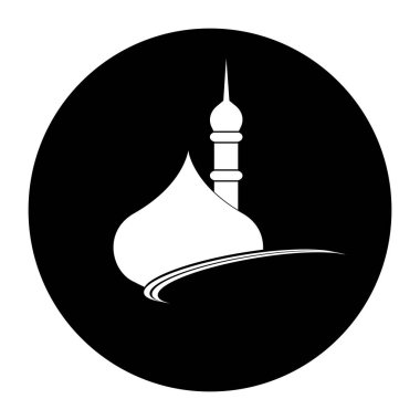 Cami logosu vektör illüstrasyon tasarımı