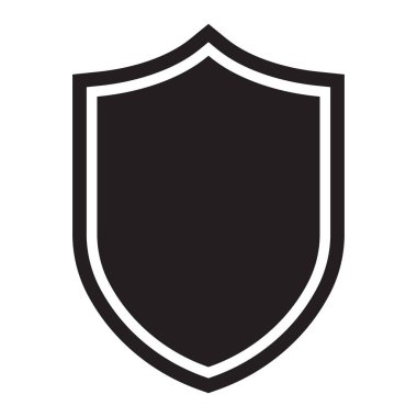 Kalkan Simgesi Vektör illüstrasyon tasarımı