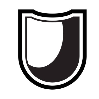 Kalkan Simgesi Vektör illüstrasyon tasarımı