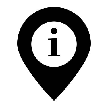 bilgi merkezi simge vektör illüstrasyon tasarımı