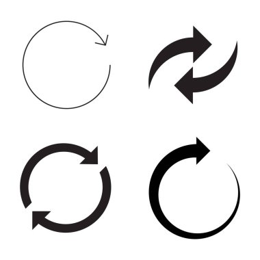 Simge vektör illüstrasyon tasarımı yeniden yükleniyor