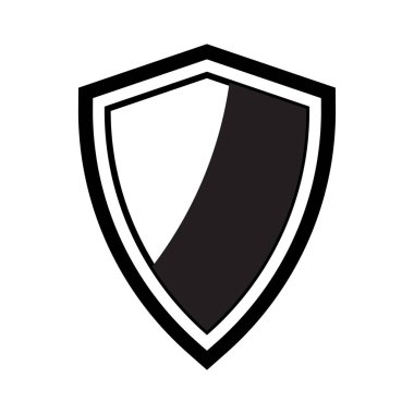 Kalkan Simgesi Vektör illüstrasyon tasarımı