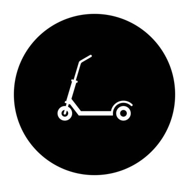 scooter logo vektör illüstrasyon tasarımı