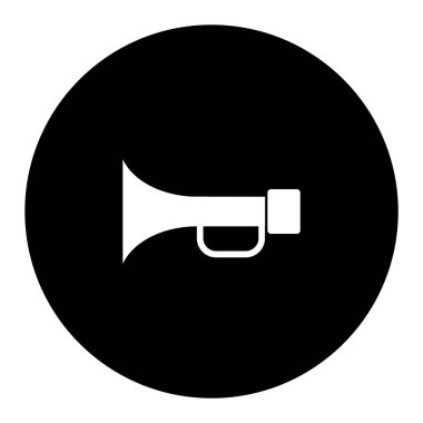 boynuz logo vektör illüstrasyon tasarımı