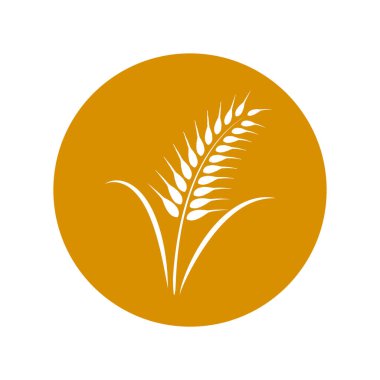 Buğday logosu vektör çizimi
