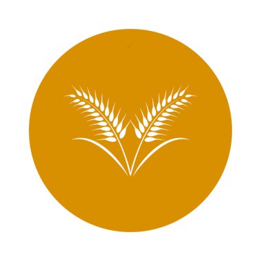 Buğday logosu vektör çizimi