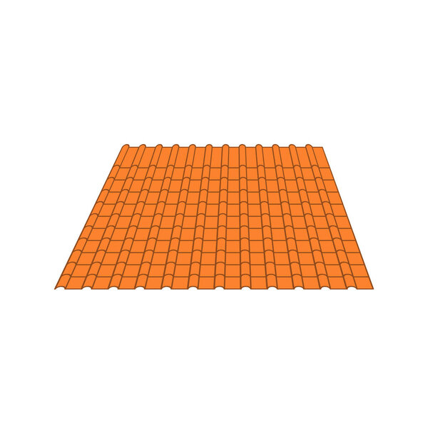 roof tile icon illustration templet design