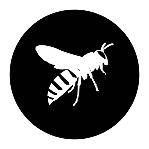 Wasp Icon Template Design Illustration — Stok Vektör