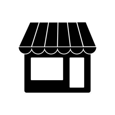 dükkan simgesi logo çizimi tasarımı