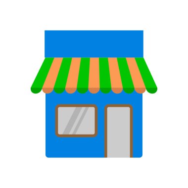 dükkan simgesi logo çizimi tasarımı