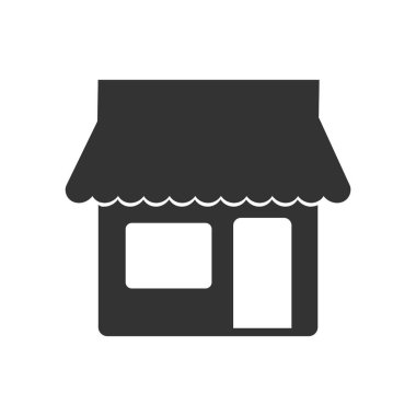 dükkan simgesi logo çizimi tasarımı