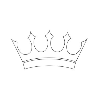 crown icon element illustration design