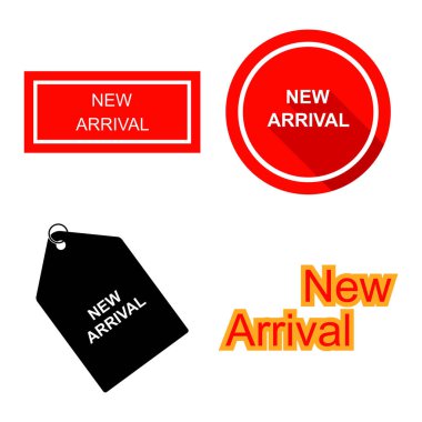 yeni varış simgesi illüstrasyon tasarımı