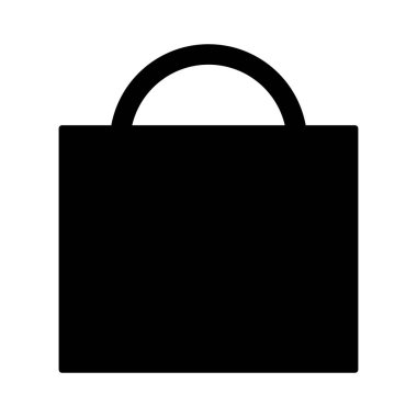 alışveriş çantası simgesini illüstrasyon tasarımı