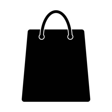 alışveriş çantası simgesini illüstrasyon tasarımı