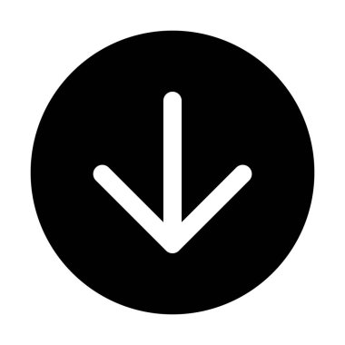 Simge illüstrasyon tasarımını aşağı kaydır