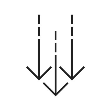 Simge illüstrasyon tasarımını aşağı kaydır
