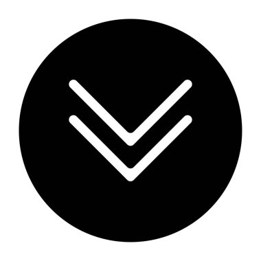 Simge illüstrasyon tasarımını aşağı kaydır