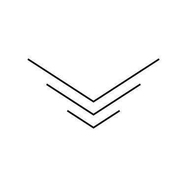 Simge illüstrasyon tasarımını aşağı kaydır