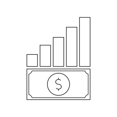 varlık simgesi basit mülkiyet illüstrasyon tasarımı