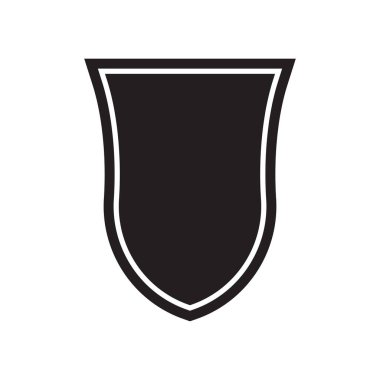 Basit siyah kalkan resim tasarımı