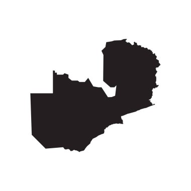 Zambiya ülke simge çizimi tasarımı