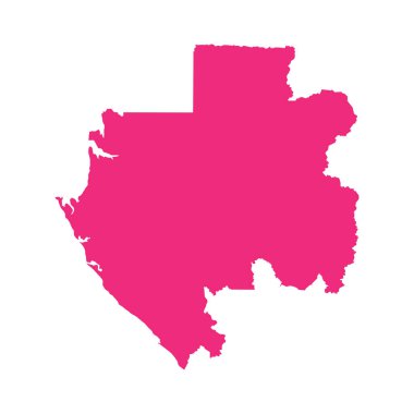 Gabon ülke simgesi çizimi