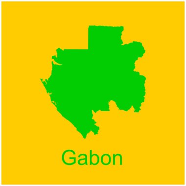 Gabon country icon illustration design clipart