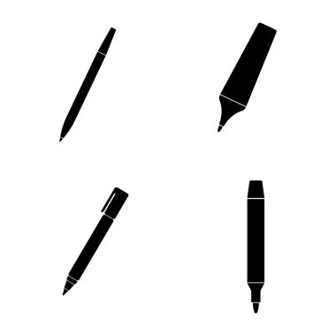 işaretleyici simgesi basit illüstrasyon tasarımı